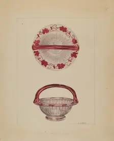 Basket, c. 1936. Creator: Gertrude Lemberg