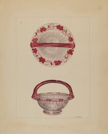 Basket, c. 1936. Creator: Gertrude Lemberg