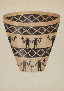 Basket, c. 1936. Creator: Gordena Jackson