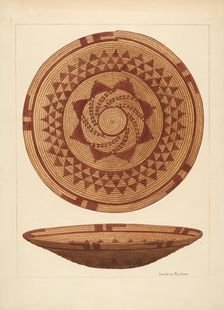 Basket, c. 1937. Creator: Gordena Jackson