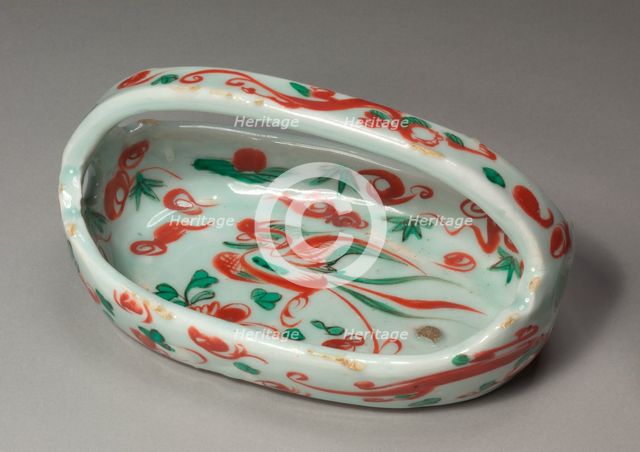 Basket Dish, late 18th- early 19th century. Creator: Okuda Eisen (Japanese, 1753-1811).
