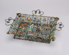 Basket, England, c. 1645. Creator: Unknown