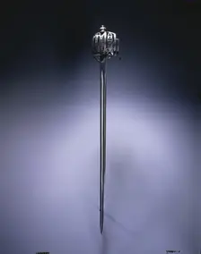 Basket-Hilt Broadsword, c. 1740. Creator: Unknown