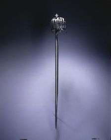 Basket-Hilt Broadsword, c. 1740. Creator: Unknown