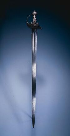 Basket-Hilt Broadsword ("Mortuary Sword"), hilt: c. 1640-1650; blade: 18th Century. Creator: Unknown
