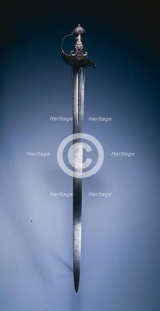Basket-Hilt Broadsword ("Mortuary Sword"), hilt: c. 1640-1650; blade: 18th Century. Creator: Unknown.