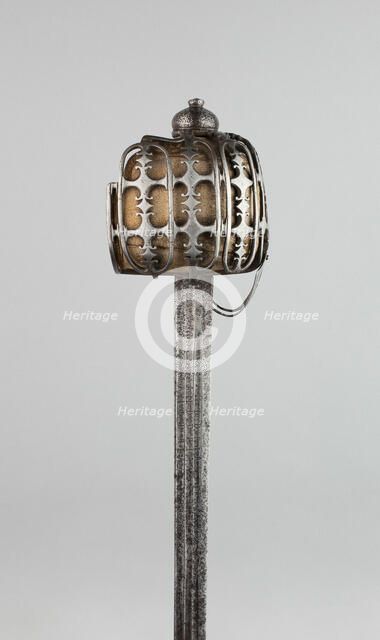 Basket-Hilted Broadsword (Claymore), Scotland, c. 1760. Creator: Unknown.