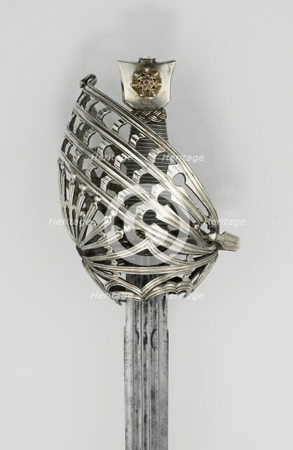Basket-Hilted Broadsword (Schiavona), Venice, 1775/1800. Creator: Unknown.