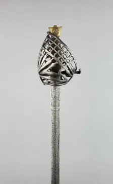 Basket-Hilted Broadsword (Schiavona), Venice, c. 1700. Creator: Unknown