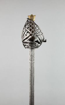 Basket-Hilted Broadsword (Schiavona), Venice, c. 1700. Creator: Unknown