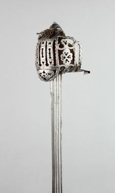 Basket-Hilted Broadsword, Scotland, c. 1780. Creator: Unknown
