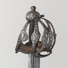Basket-Hilted Sword, British, 1600-1625. Creator: Unknown