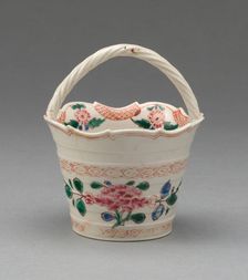 Basket, Staffordshire, 1750/65. Creator: Staffordshire Potteries