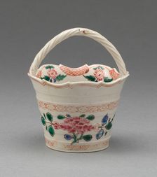 Basket, Staffordshire, 1750/65. Creator: Staffordshire Potteries