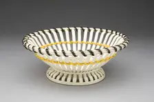 Basket, Staffordshire, 1780/90. Creator: E. Mayer Pottery