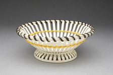 Basket, Staffordshire, 1780/90. Creator: E. Mayer Pottery