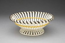 Basket, Staffordshire, 1780/90. Creator: E. Mayer Pottery