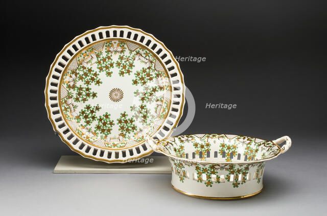 Basket, Stoke on Trent, 1770/97. Creator: Spode.