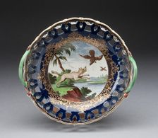 Basket, Worcester, c. 1768. Creator: Royal Worcester