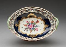 Basket, Worcester, c. 1770. Creator: Royal Worcester