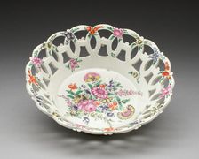 Basket, Worcester, c. 1770. Creator: Royal Worcester