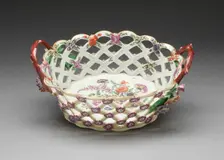 Basket, Worcester, c. 1770. Creator: Royal Worcester