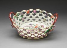 Basket, Worcester, c. 1770. Creator: Royal Worcester