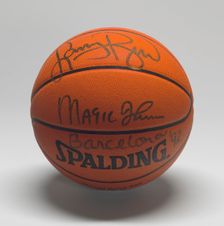 Basketball signed by members of the U.S. "Dream Team", 1992. Creator: Spalding