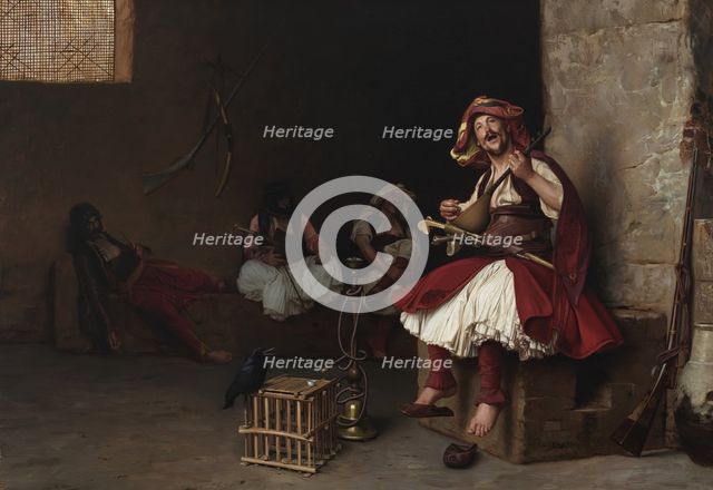 Bashi-Bazouk Singing, 1868. Creator: Jean-Leon Gerome.