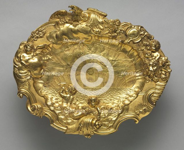 Basin, c. 1725-40. Creator: Unknown.