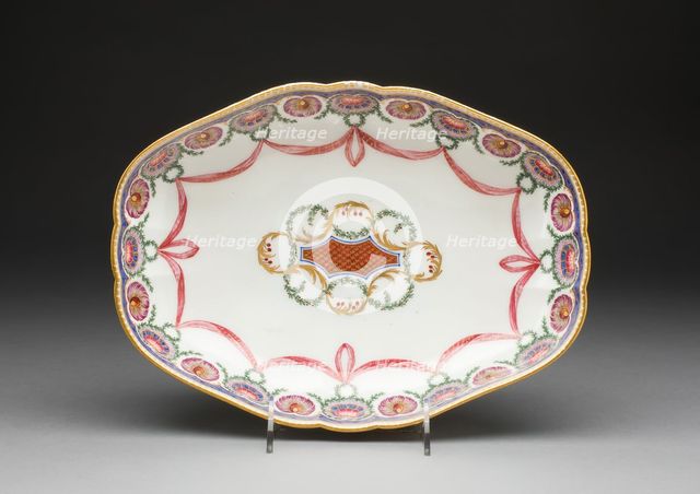 Basin (Jatte ovale de pot à l'eau), Sèvres, 1763. Creators: Sèvres Porcelain Manufactory, Louis Jean Thévenet.
