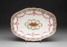 Basin (Jatte ovale de pot à l'eau), Sèvres, 1763. Creators: Sèvres Porcelain Manufactory, Louis Jean Thévenet