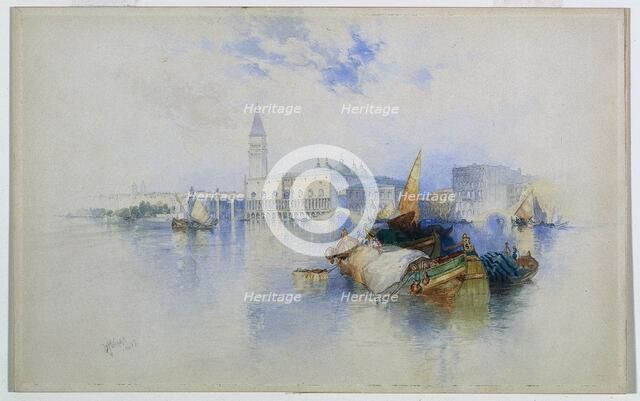 Basin of San Marco, 1897. Creator: Thomas Moran (American, 1837-1926).
