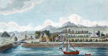 Basin of the Caledonian Ship Canal at Muirtown near Inverness, Scotland, 1822