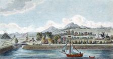 Basin of the Caledonian Ship Canal at Muirtown near Inverness, Scotland, 1822