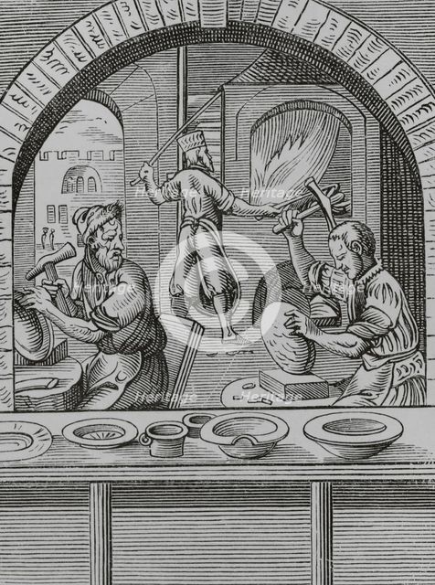 Basin maker, 16th century, (1878). Creator: Unknown.