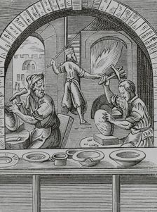 Basin maker, 16th century, (1878). Creator: Unknown