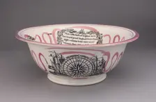 Basin, Staffordshire, 1820/50. Creator: Staffordshire Potteries