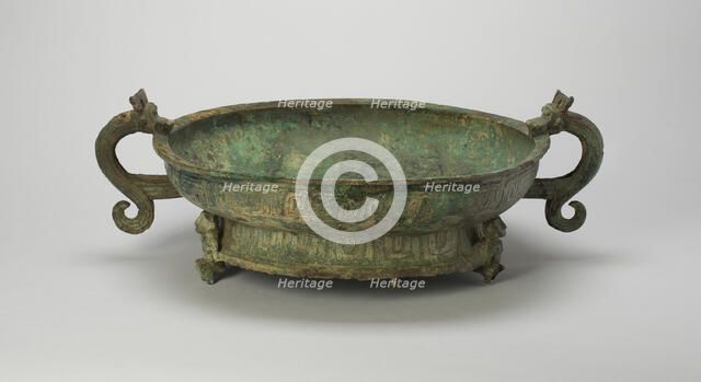 Basin, Western Zhou dynasty ( 1046-771 BC ), 9th/7th century B.C. Creator: Unknown.