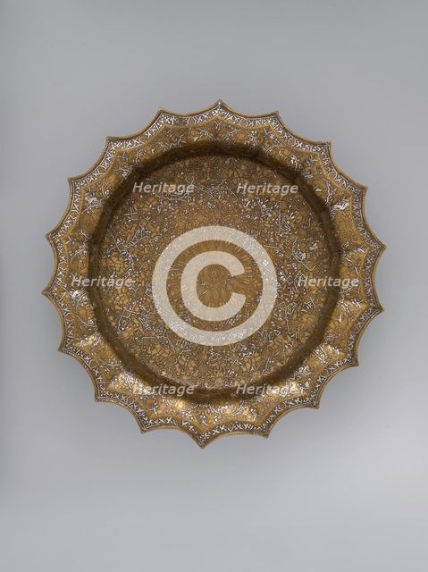 Basin with Figural Imagery, probably Iran, early 14th century. Creator: Unknown.