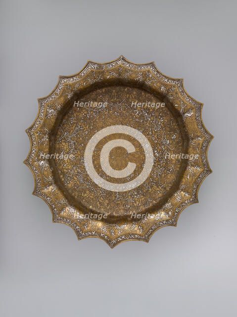 Basin with Figural Imagery, probably Iran, early 14th century. Creator: Unknown.