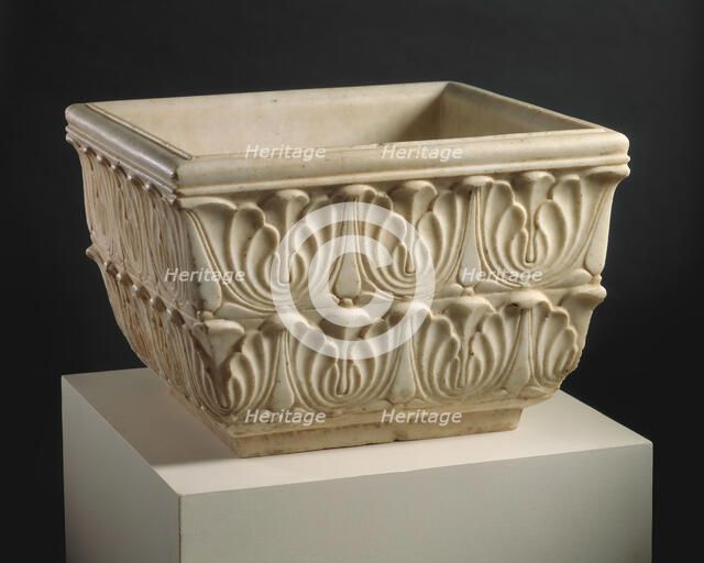 Basin with Stylized Lotus Blossoms, India, 17th century. Creator: Unknown.