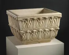 Basin with Stylized Lotus Blossoms, India, 17th century. Creator: Unknown