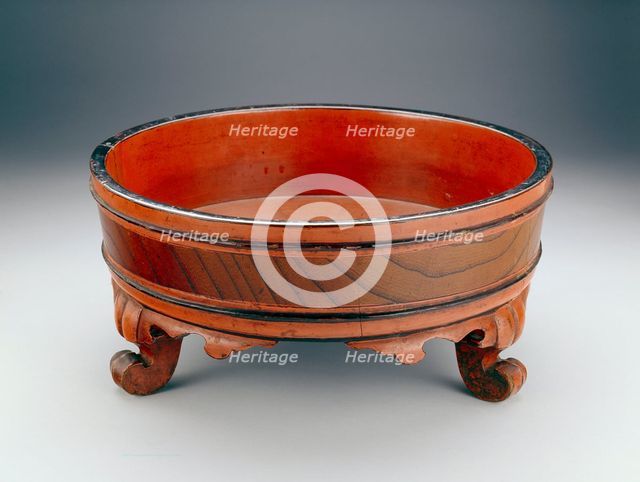 Basin used for a Buddhist hand-washing ceremony, 1345 or 1406. Artist: Unknown.