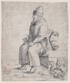 Basil (Basilius), Grand Duke of Russia, 1547. Creator: Augustin Hirschvogel