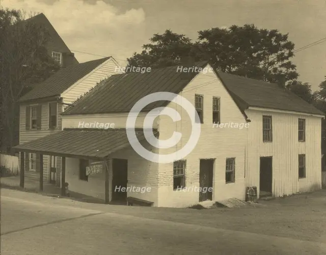 Basil Gordon warehouse, Scott's Hill, Falmouth, between 1925 and 1929. Creator: Frances Benjamin Johnston.