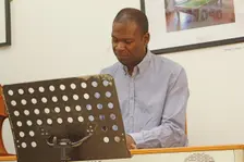 Basil Hodge, Clock Tower Café, Croydon, London, 2015. Artist: Brian O'Connor