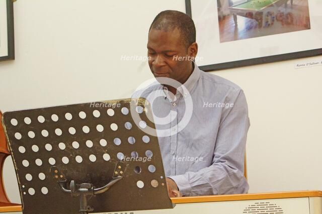 Basil Hodge, Clock Tower Café, Croydon, London, 2015. Artist: Brian O'Connor.