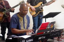 Basil Hodge Quintet, Jazz Africa, Loughton Methodist Church, Loughton, Apr 2023. Creator: Brian O'Connor