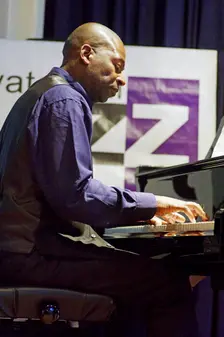 Basil Hodge, Watermill Jazz Club, Dorking, Surrey, 2015. Artist: Brian O'Connor